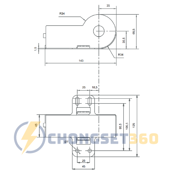 DL EOLOS K15FO 820 Bộ đếm sét băng thông cao Ingesco, Thiết bị chuyên dụng khác
