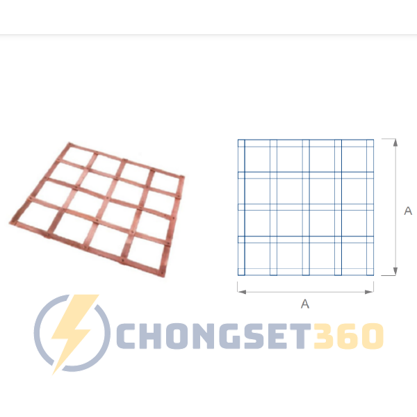 Lưới đồng dùng cho hệ thống tiếp địa Ingesco, Hệ thống bãi tiếp địa